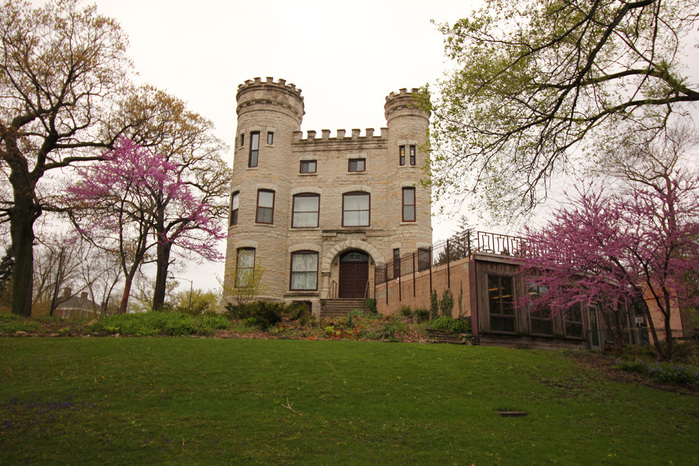 The Castle in Beverly, Chicago off of the Major Taylor Trail. Out Our Front Door Organization